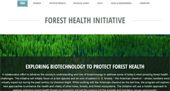 Desktop Screenshot of foresthealthinitiative.org
